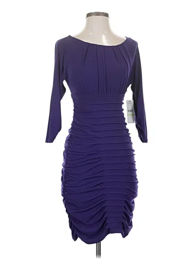 Pre-owned Laundry By Shelli Segal Cocktail Dress In Purple