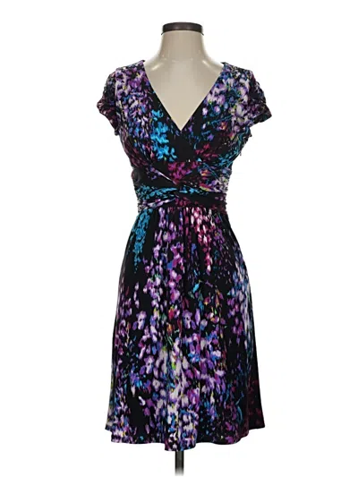Pre-owned Laundry By Shelli Segal Cocktail Dress In Purple