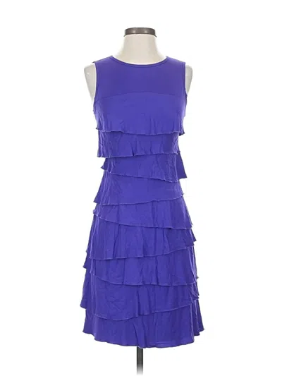 Pre-owned Laundry By Shelli Segal Cocktail Dress In Purple