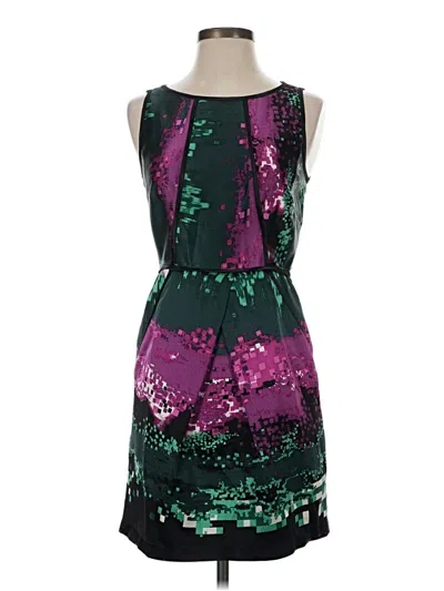 Pre-owned Laundry By Shelli Segal Cocktail Dress In Purple