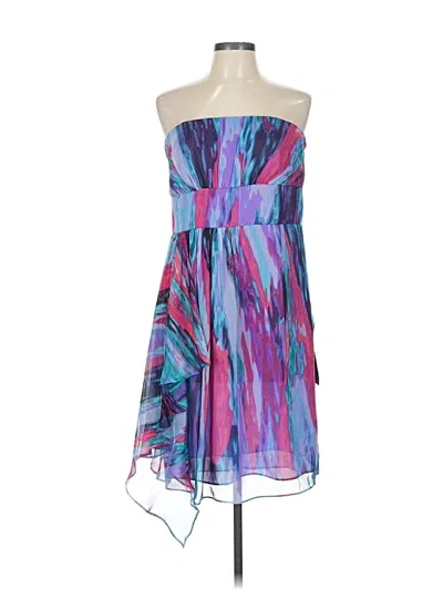 Pre-owned Laundry By Shelli Segal Cocktail Dress In Purple