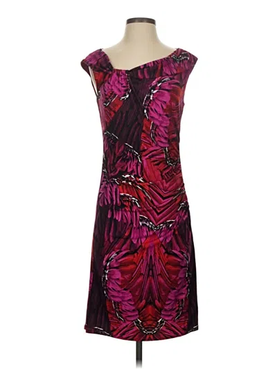 Pre-owned Laundry By Shelli Segal Cocktail Dress In Purple