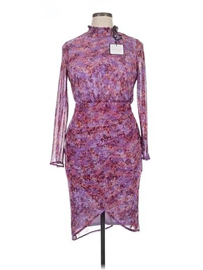 Pre-owned Laundry By Shelli Segal Cocktail Dress In Purple