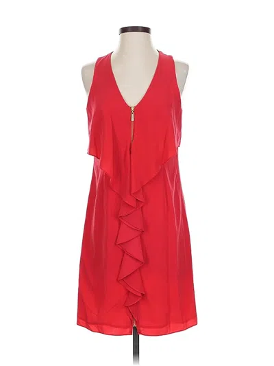 Pre-owned Laundry By Shelli Segal Cocktail Dress In Red