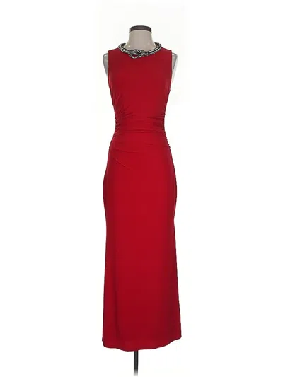 Pre-owned Laundry By Shelli Segal Cocktail Dress In Red