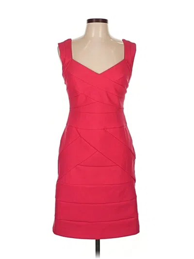 Pre-owned Laundry By Shelli Segal Cocktail Dress In Red