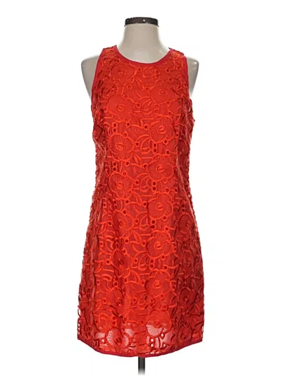 Pre-owned Laundry By Shelli Segal Cocktail Dress In Red