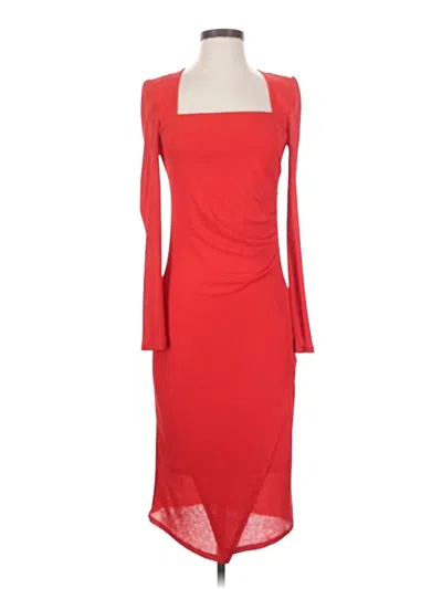 Pre-owned Laundry By Shelli Segal Cocktail Dress In Red