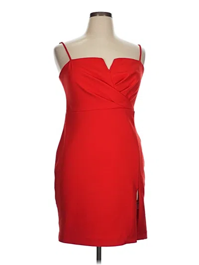 Pre-owned Laundry By Shelli Segal Cocktail Dress In Red