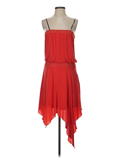 Pre-owned Laundry By Shelli Segal Cocktail Dress In Red