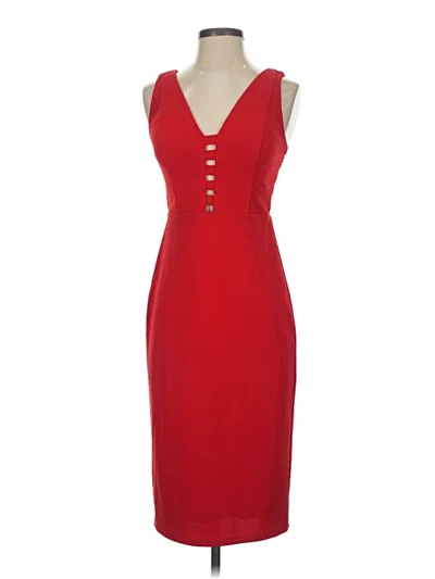 Pre-owned Laundry By Shelli Segal Cocktail Dress In Red