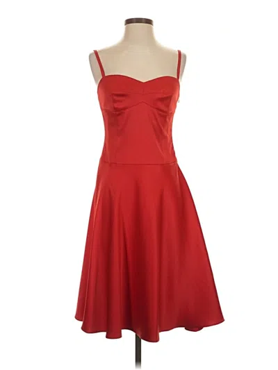Pre-owned Laundry By Shelli Segal Cocktail Dress In Red