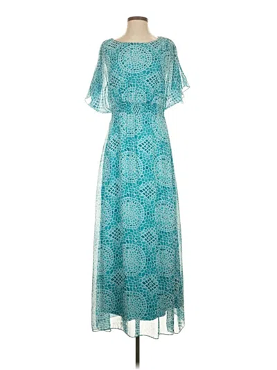 Pre-owned Laundry By Shelli Segal Cocktail Dress In Teal