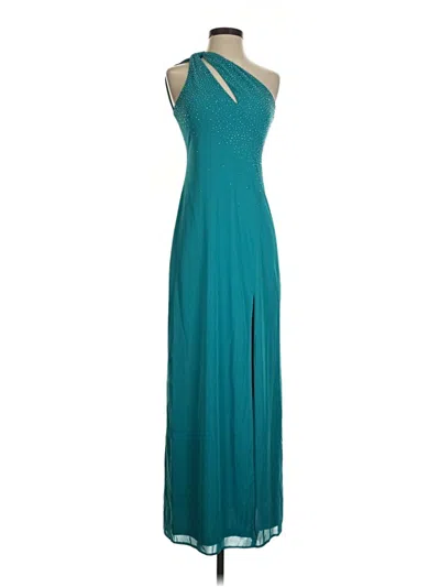 Pre-owned Laundry By Shelli Segal Cocktail Dress In Teal