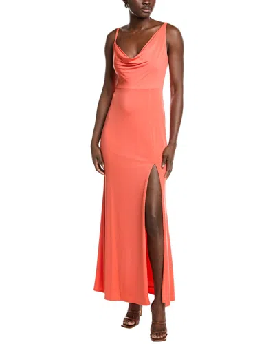Laundry By Shelli Segal Cowl Maxi Dress