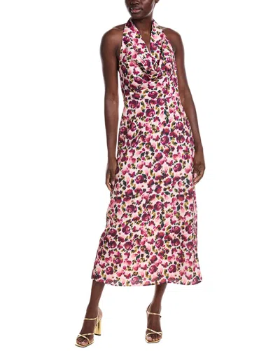 Laundry By Shelli Segal Cowl Neck Dress In Multi