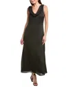 Laundry By Shelli Segal Cowl Neck Gown In Black
