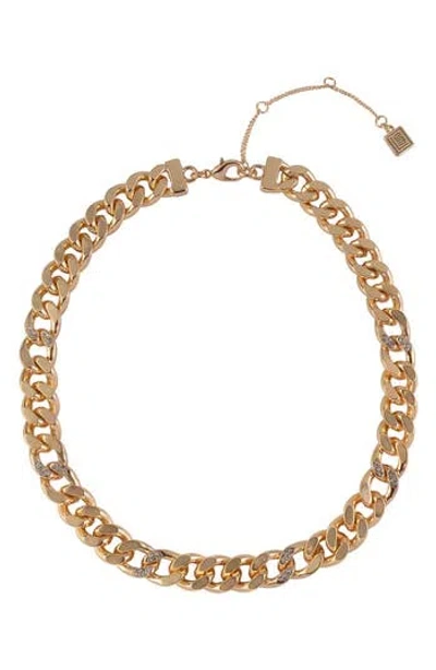 Laundry By Shelli Segal Curb Chain Necklace In Gold
