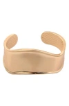 Laundry By Shelli Segal Curved Cuff Bracelet In Gold