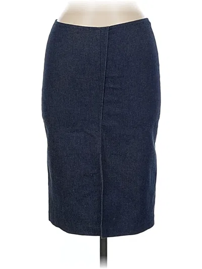 Pre-owned Laundry By Shelli Segal Denim Skirt In Blue