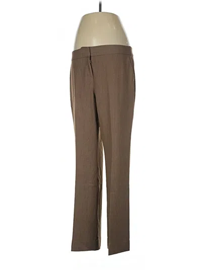 Pre-owned Laundry By Shelli Segal Dress Pants In Brown