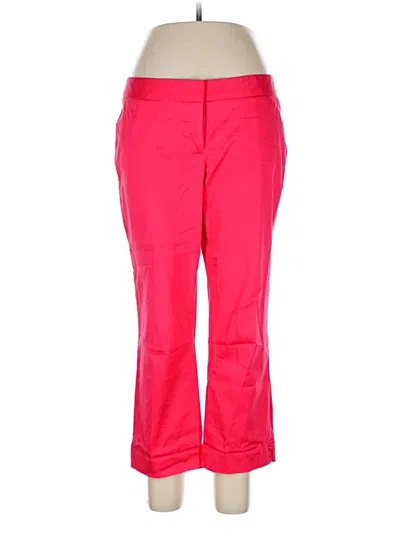 Pre-owned Laundry By Shelli Segal Dress Pants In Pink