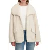 Laundry By Shelli Segal Faux Shearling Jacket In Neutral