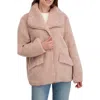 Laundry By Shelli Segal Faux Shearling Jacket In Pink