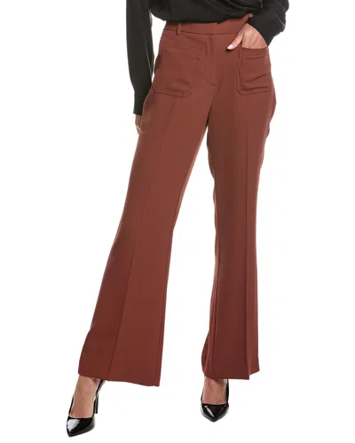 Laundry By Shelli Segal Flare Leg Pant In Brown