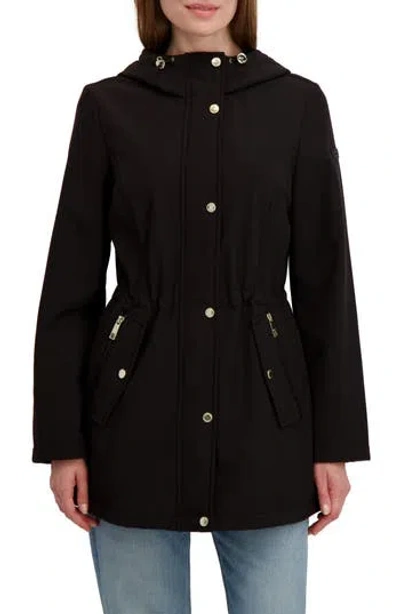 Laundry By Shelli Segal Fleece Lined Hooded Jacket In Multi