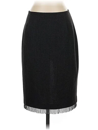 Pre-owned Laundry By Shelli Segal Formal Skirt In Black