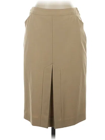 Pre-owned Laundry By Shelli Segal Formal Skirt In Brown