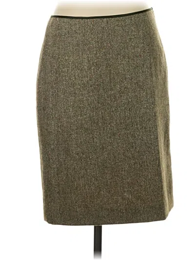 Pre-owned Laundry By Shelli Segal Formal Skirt In Brown