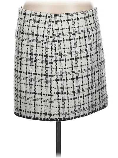Pre-owned Laundry By Shelli Segal Formal Skirt In Gray