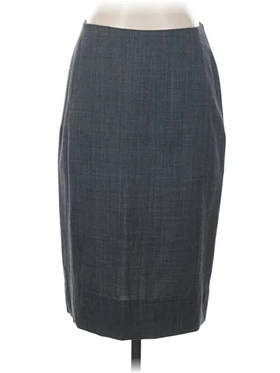 Pre-owned Laundry By Shelli Segal Formal Skirt In Gray