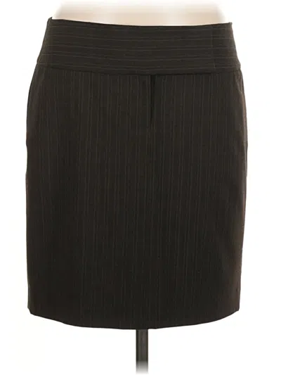 Pre-owned Laundry By Shelli Segal Formal Skirt In Gray