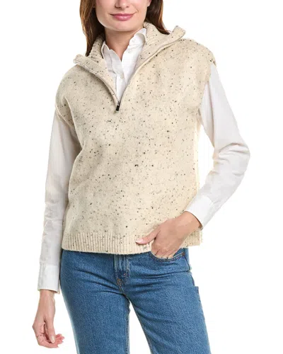 Laundry By Shelli Segal Funnel Neck Sweater In White