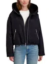 Laundry By Shelli Segal Heavy Windproof Jacket In Black