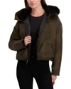 Laundry By Shelli Segal Heavy Windproof Jacket In Green