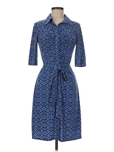 Pre-owned Laundry By Shelli Segal Kimono In Blue
