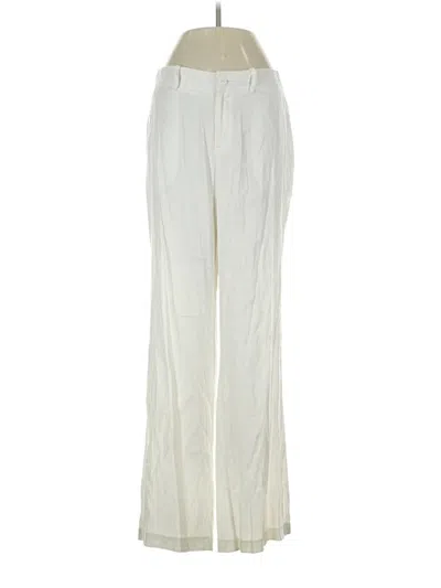 Pre-owned Laundry By Shelli Segal Linen Pants In White