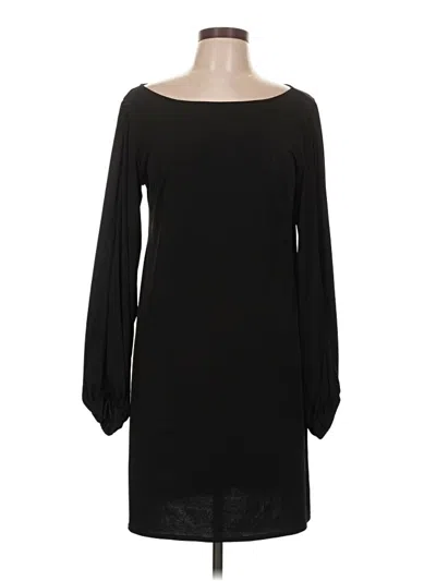 Pre-owned Laundry By Shelli Segal Long Sleeve Blouse In Black