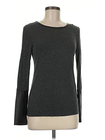 Pre-owned Laundry By Shelli Segal Long Sleeve T-shirt In Gray