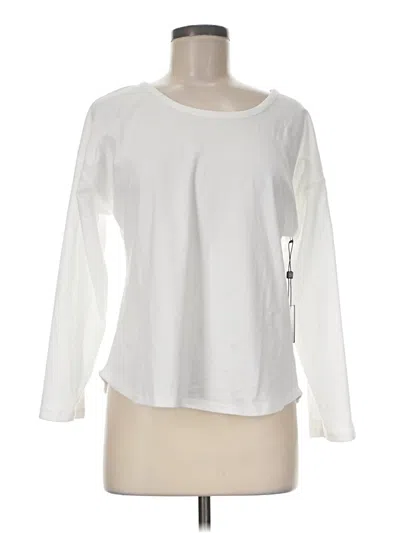 Pre-owned Laundry By Shelli Segal Long Sleeve T-shirt In White