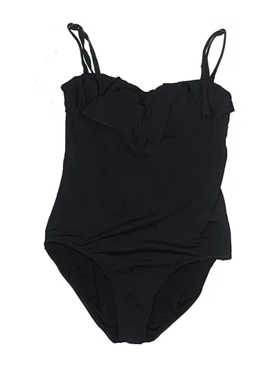 Pre-owned Laundry By Shelli Segal One Piece Swimsuit In Black