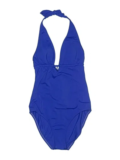 Pre-owned Laundry By Shelli Segal One Piece Swimsuit In Blue