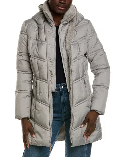 Laundry By Shelli Segal Petal Jacket In Gray