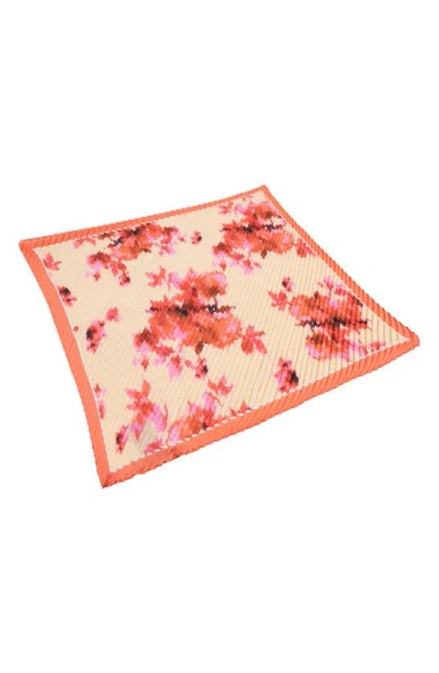 Laundry By Shelli Segal Pleat Kite Scarf In Pink