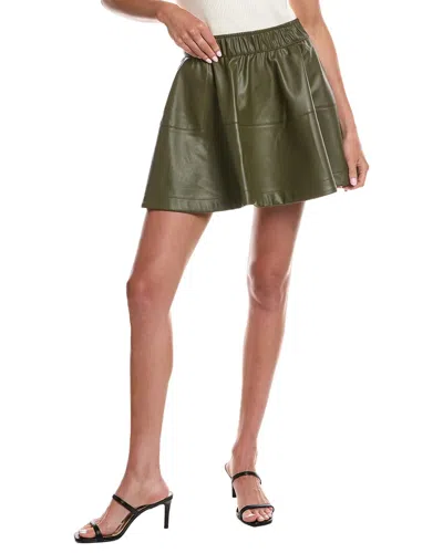 Laundry By Shelli Segal Pull-on Skater Skirt In Green