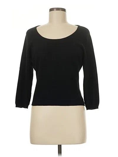 Pre-owned Laundry By Shelli Segal Pullover Sweater In Black